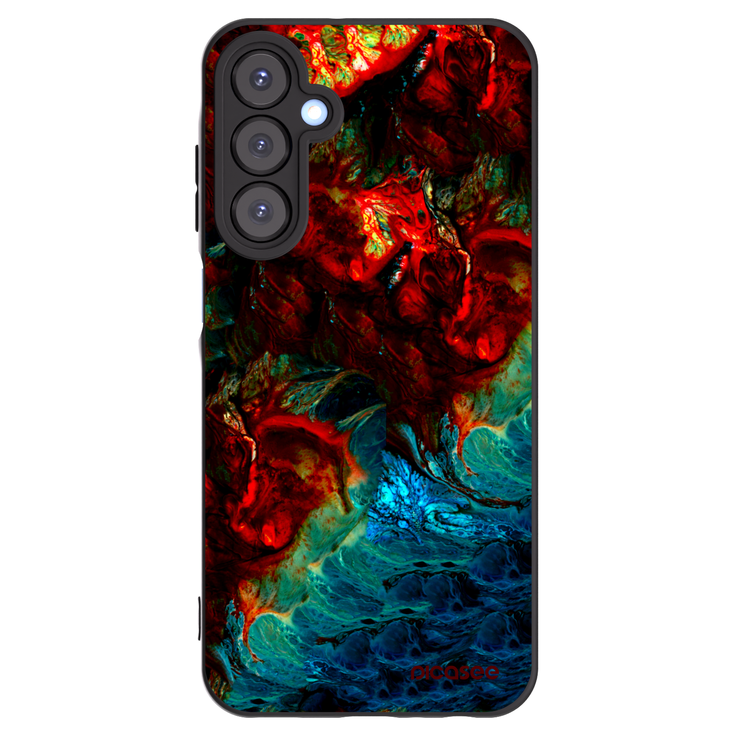Picasee fekete szilikon tok az alábbi mobiltelefonokra Samsung Galaxy A25 A256B 5G - Universe
