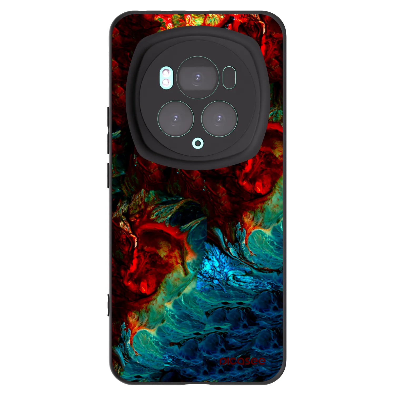 Picasee fekete szilikon tok az alábbi mobiltelefonokra Honor Magic6 Pro - Universe