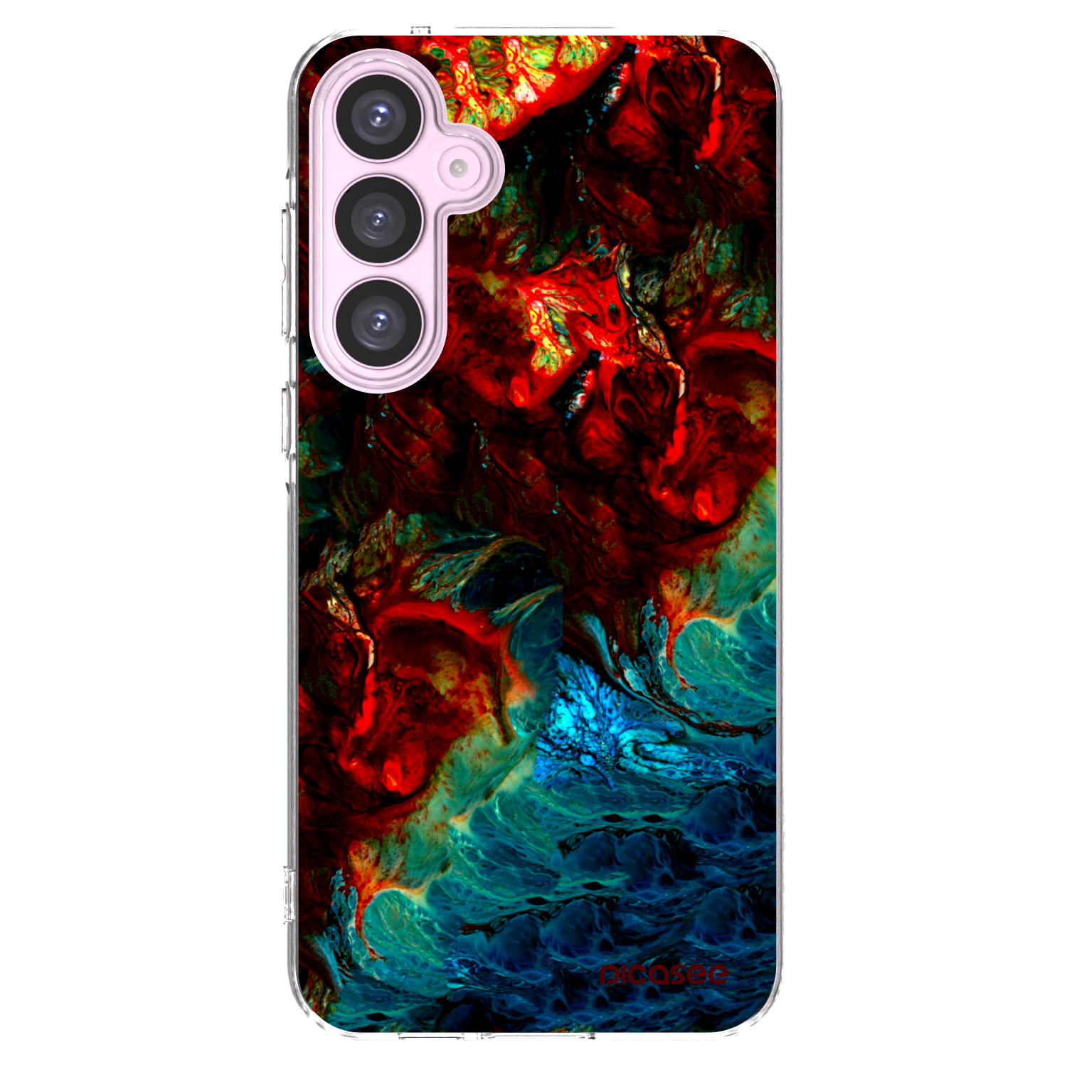 Picasee átlátszó szilikon tok az alábbi mobiltelefonokra Samsung Galaxy A55 5G A556B - Universe