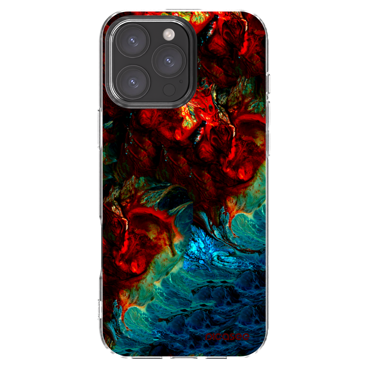 Picasee átlátszó szilikon tok az alábbi mobiltelefonokra Apple iPhone 16 Pro Max - Universe