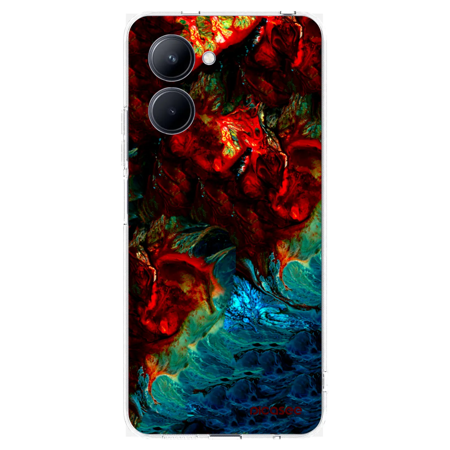 Picasee átlátszó szilikon tok az alábbi mobiltelefonokra Realme C33 (2023) - Universe