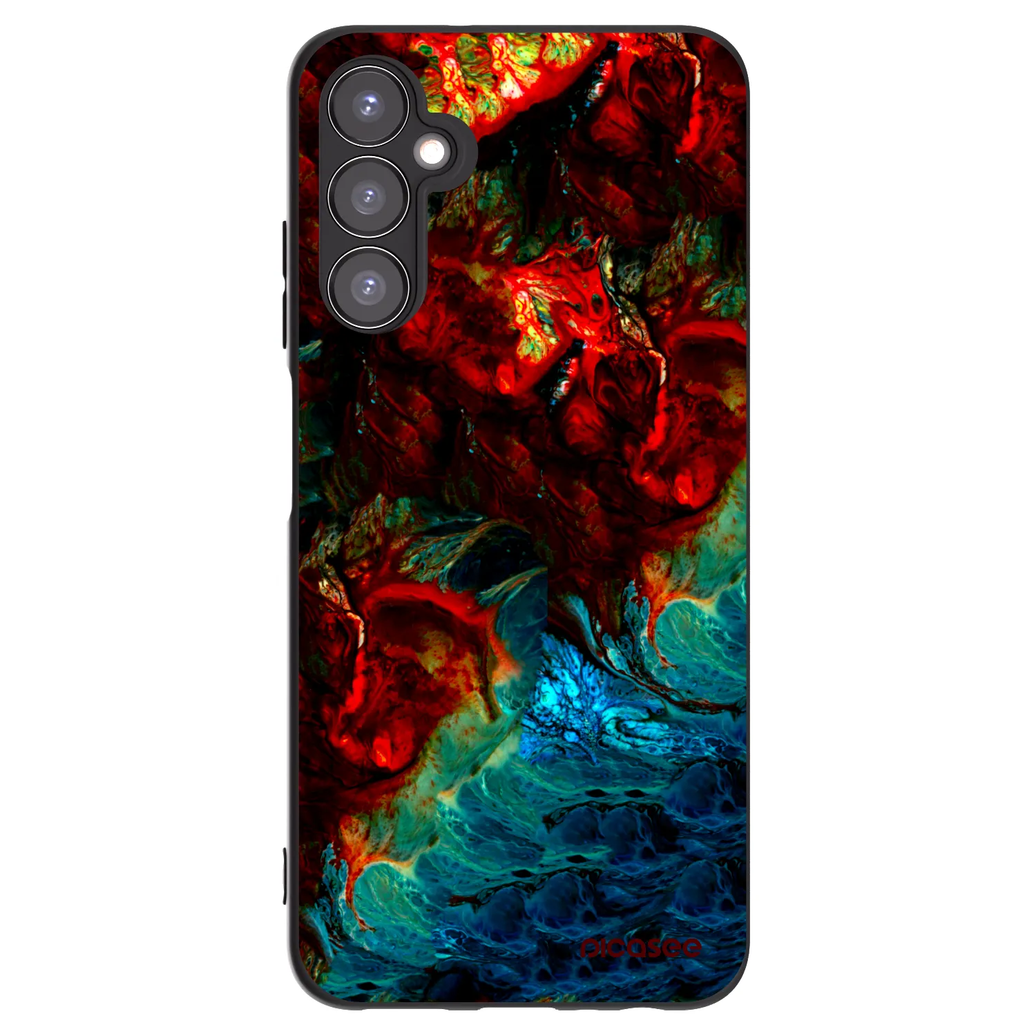 Picasee fekete szilikon tok az alábbi mobiltelefonokra Samsung Galaxy A05s A057G - Universe