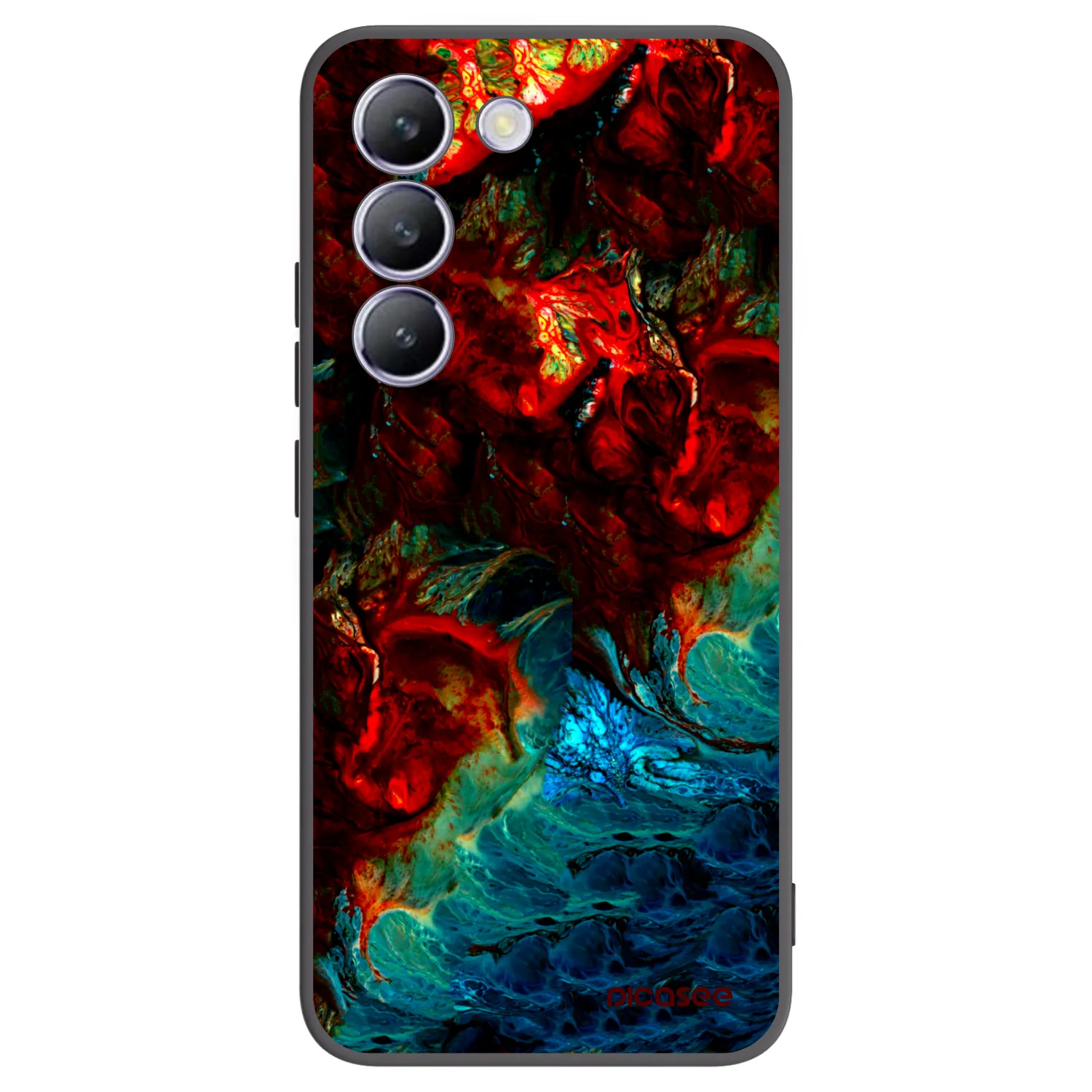 Picasee fekete szilikon tok az alábbi mobiltelefonokra Vivo V40 SE 5G - Universe