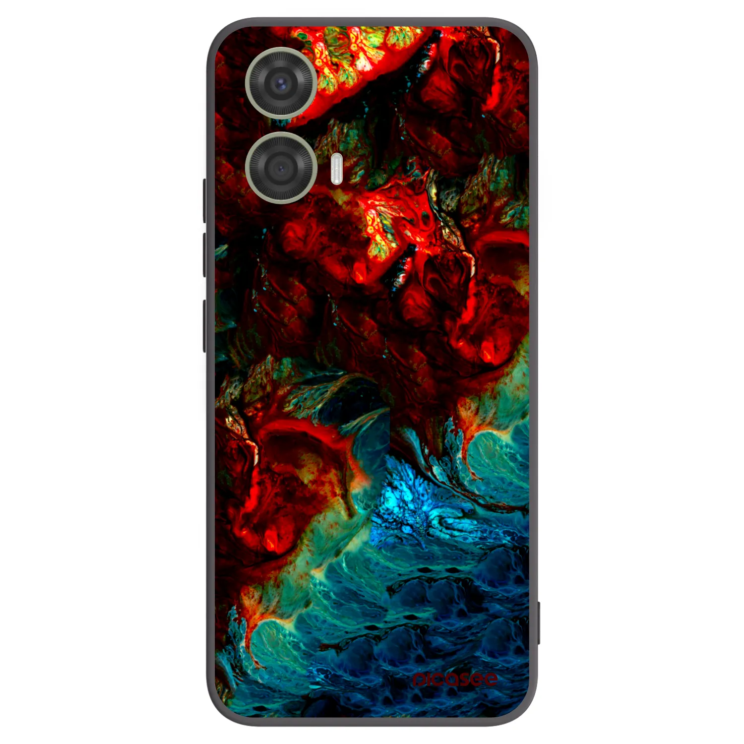 Picasee fekete szilikon tok az alábbi mobiltelefonokra Motorola Moto G24 - Universe