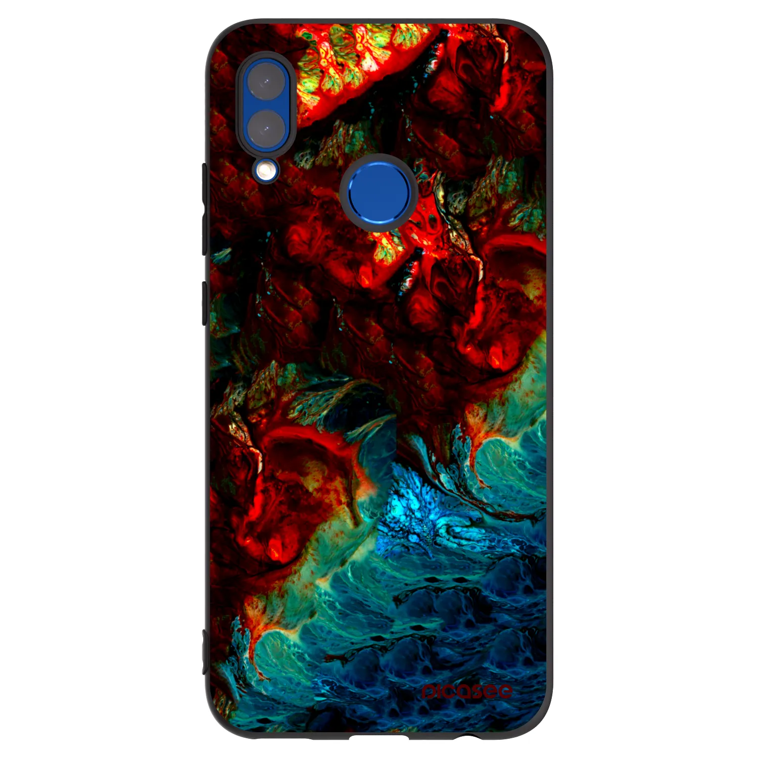 Picasee fekete szilikon tok az alábbi mobiltelefonokra Huawei P Smart 2019 - Universe