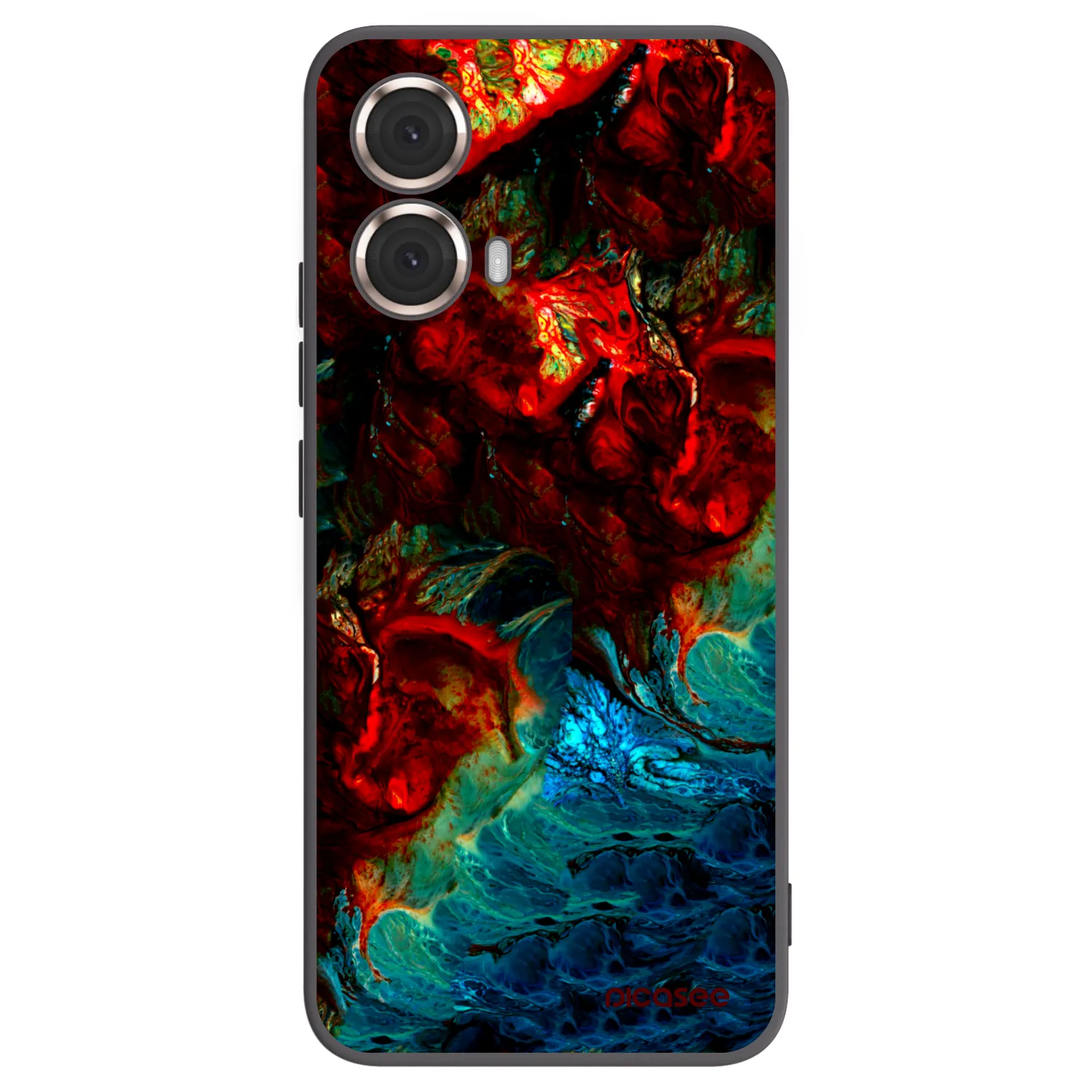 Picasee fekete szilikon tok az alábbi mobiltelefonokra Motorola Moto G85 - Universe