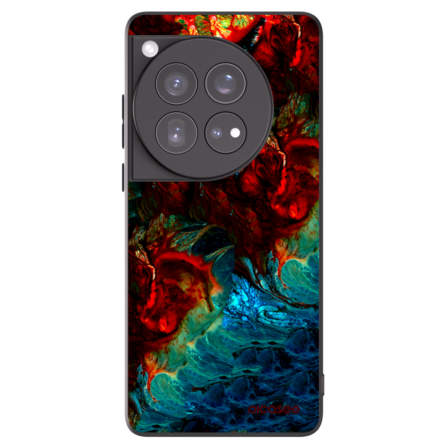 Picasee fekete szilikon tok az alábbi mobiltelefonokra OnePlus 12 5G - Universe