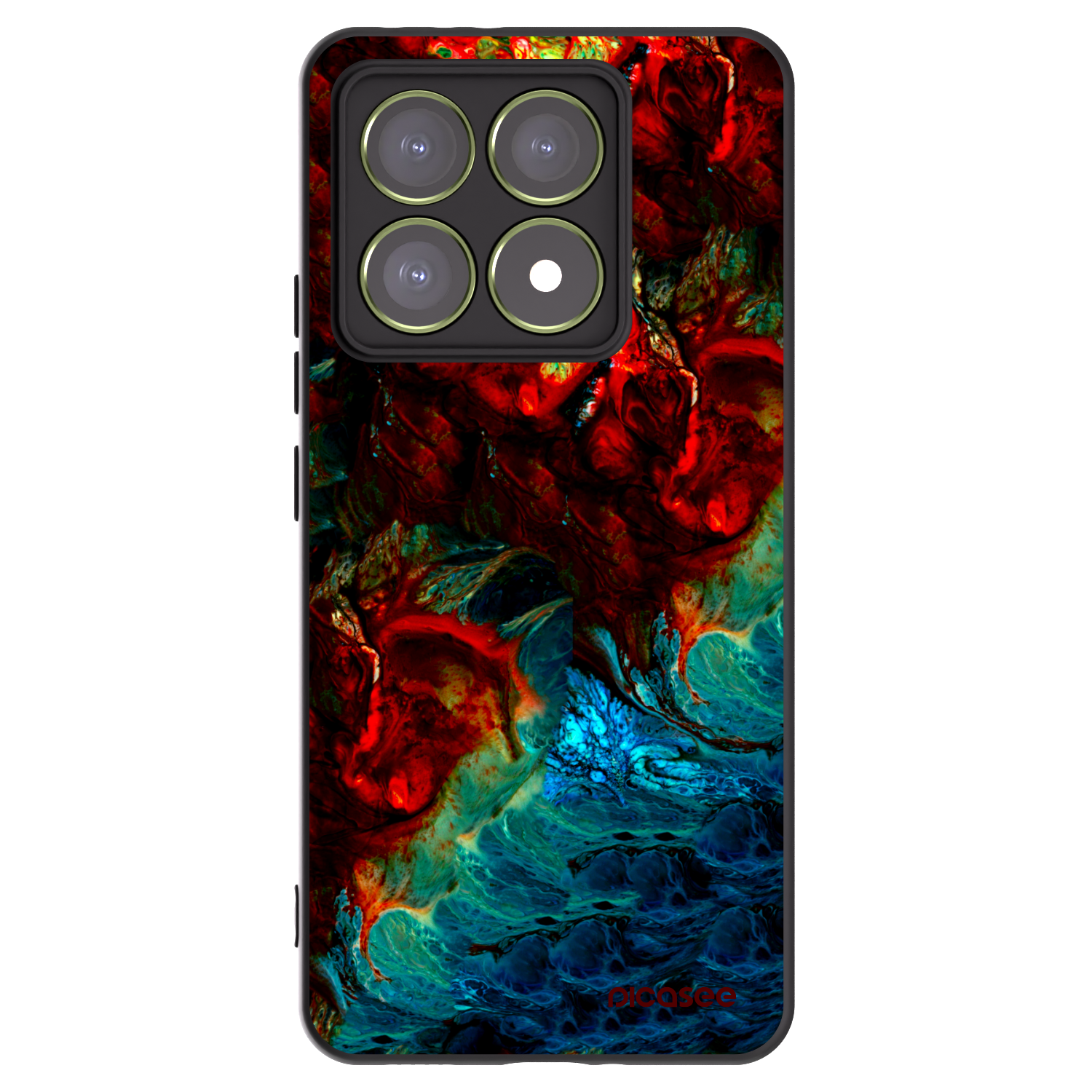 Picasee fekete szilikon tok az alábbi mobiltelefonokra Xiaomi 14T - Universe