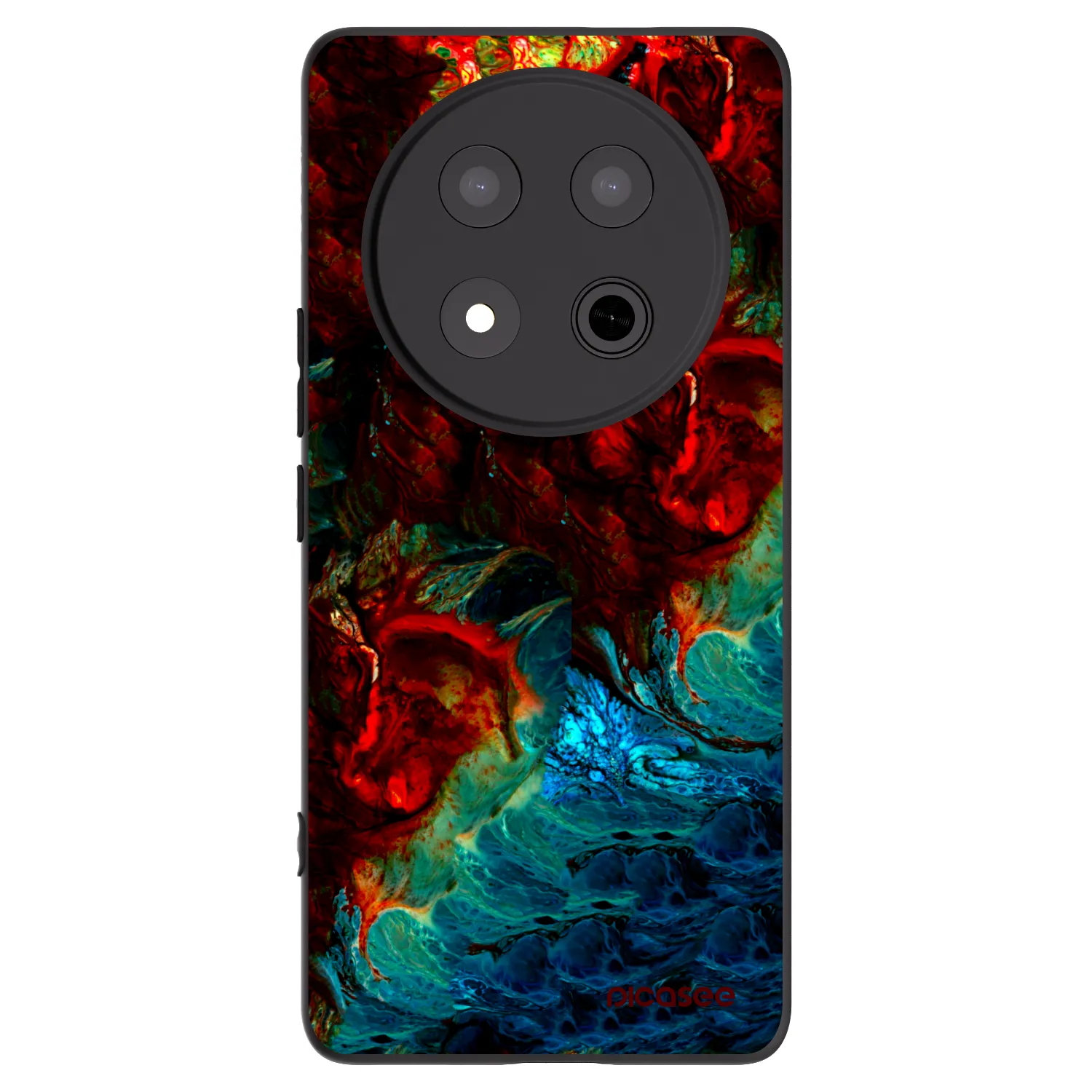 Picasee fekete szilikon tok az alábbi mobiltelefonokra Honor Magic7 Lite 5G - Universe