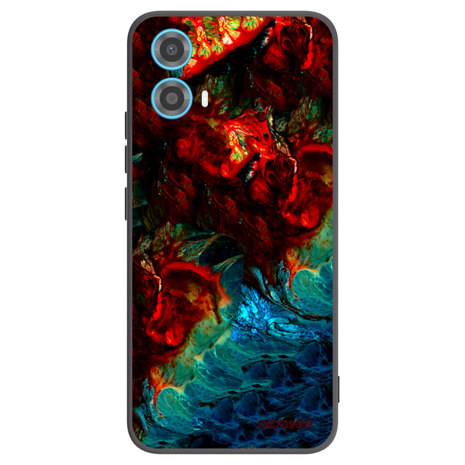 Picasee fekete szilikon tok az alábbi mobiltelefonokra Motorola Moto G34 5G - Universe