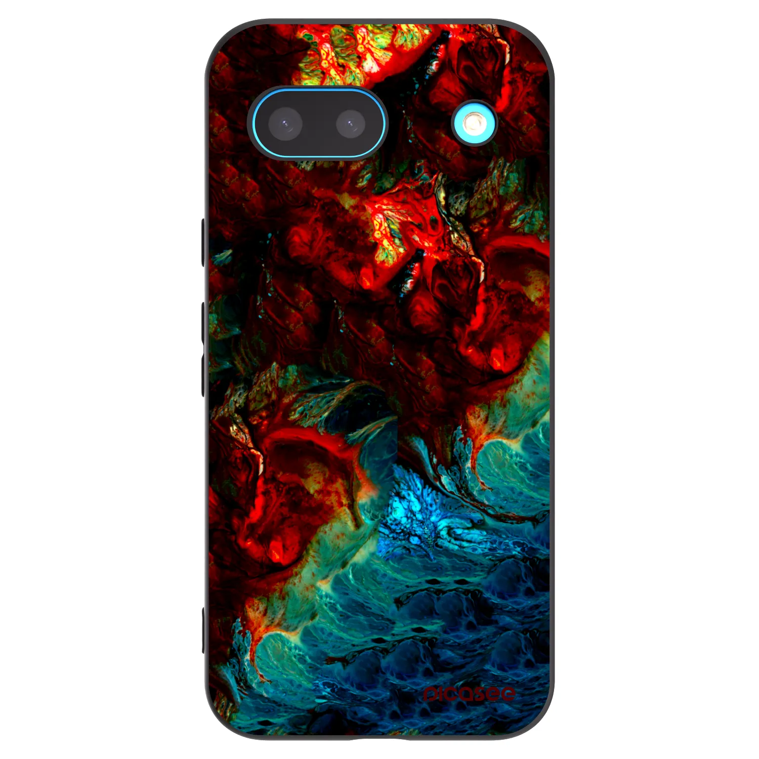 Picasee fekete szilikon tok az alábbi mobiltelefonokra Google Pixel 8a - Universe