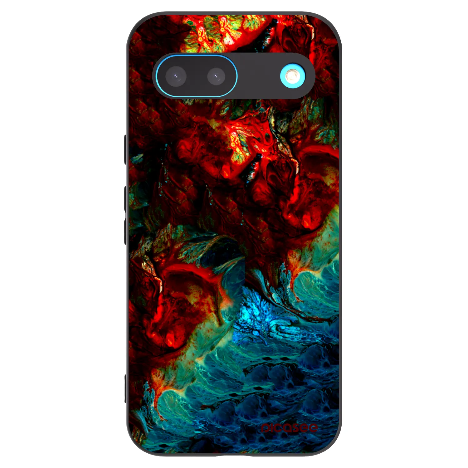 Picasee fekete szilikon tok az alábbi mobiltelefonokra Google Pixel 8 - Universe