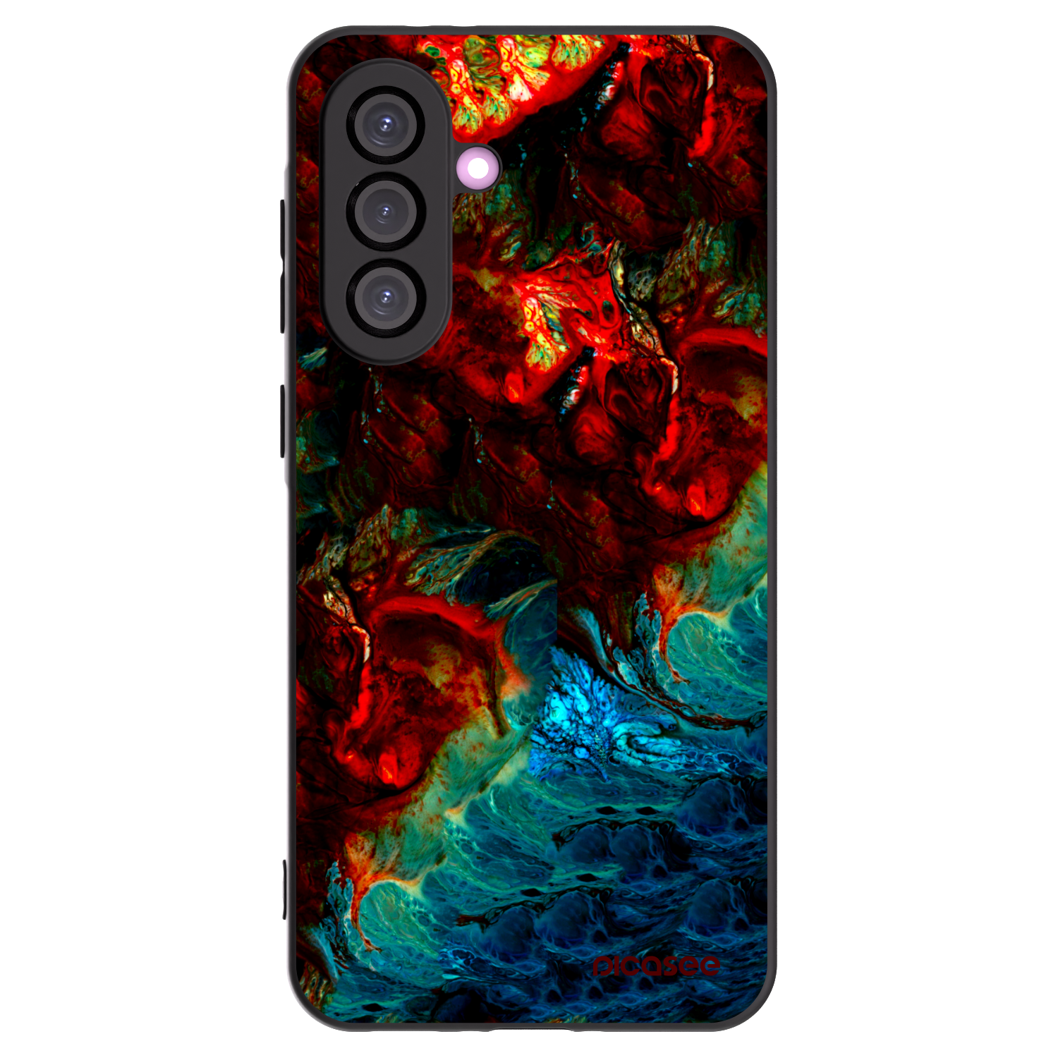 Picasee fekete szilikon tok az alábbi mobiltelefonokra Samsung Galaxy A36 5G - Universe