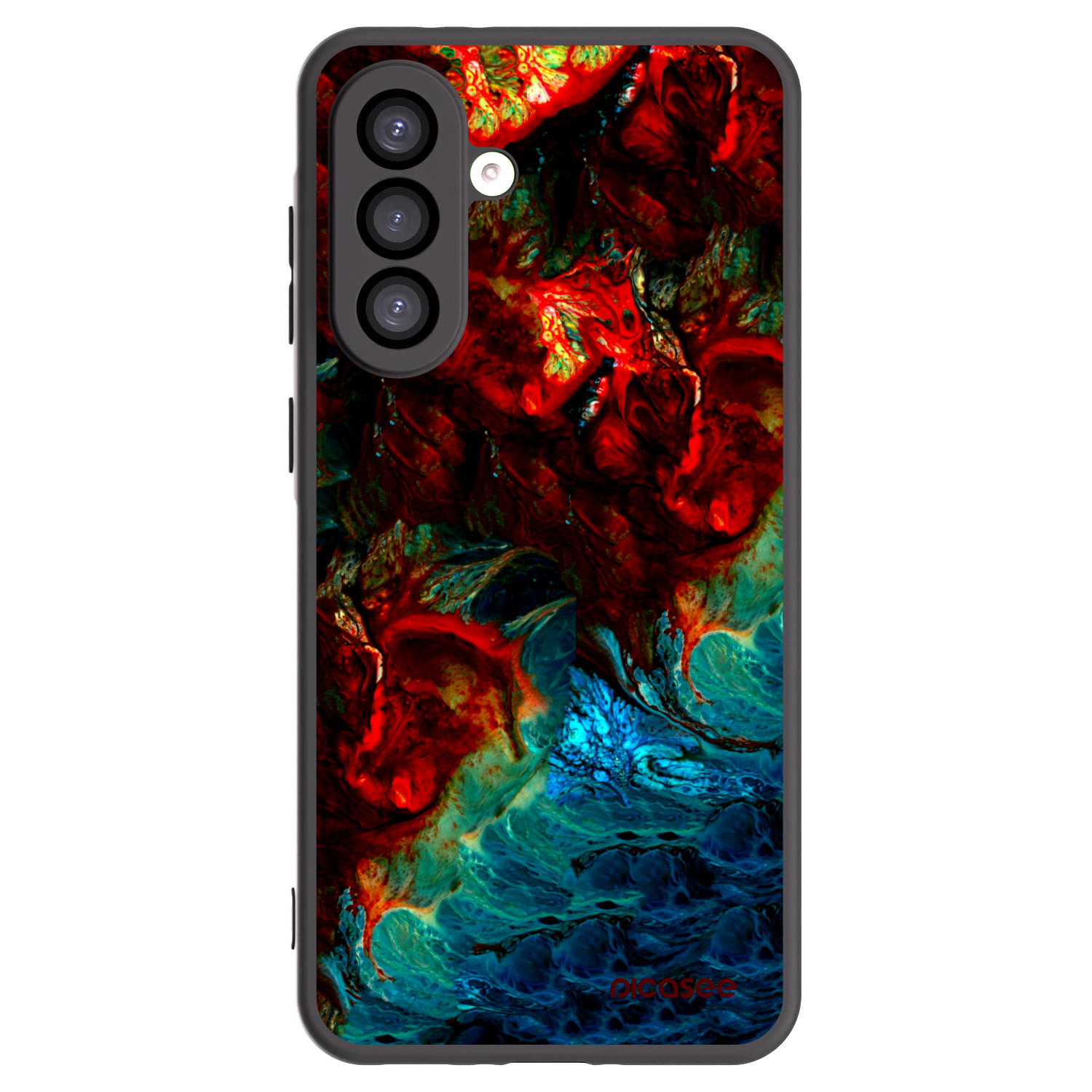 Picasee fekete szilikon tok az alábbi mobiltelefonokra Samsung Galaxy A26 5G A266B - Universe