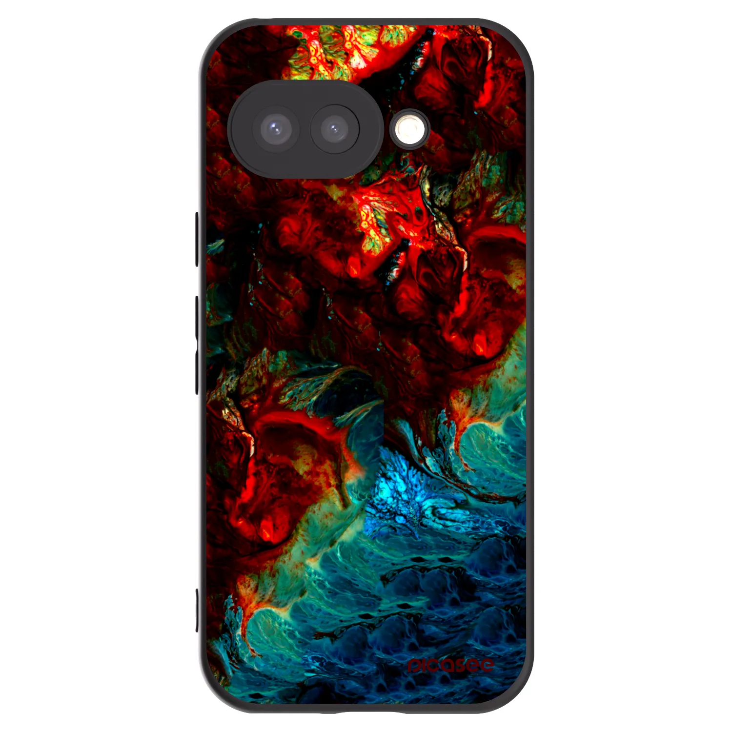 Picasee fekete szilikon tok az alábbi mobiltelefonokra Google Pixel 9a - Universe