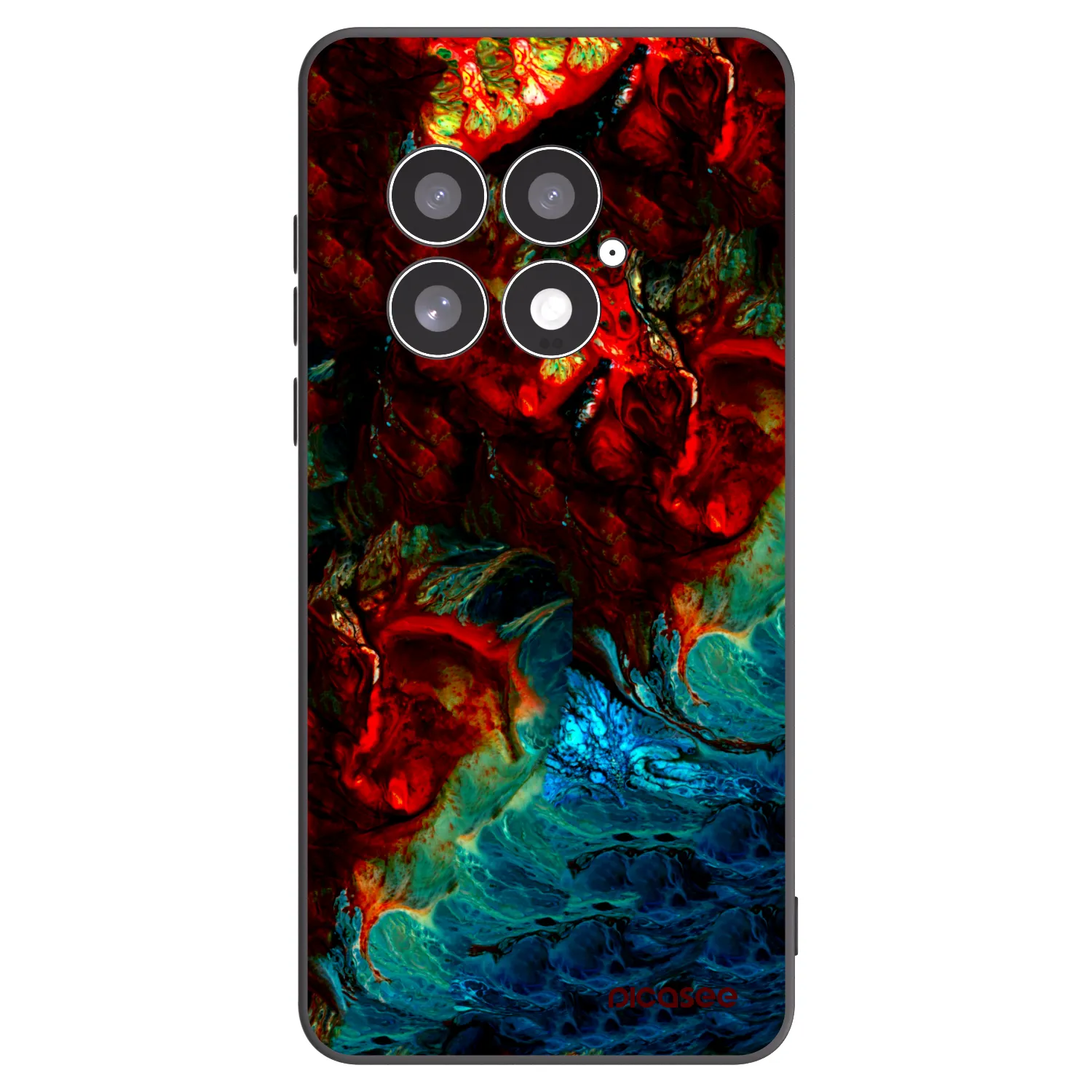 Picasee fekete szilikon tok az alábbi mobiltelefonokra OnePlus 13 5G - Universe