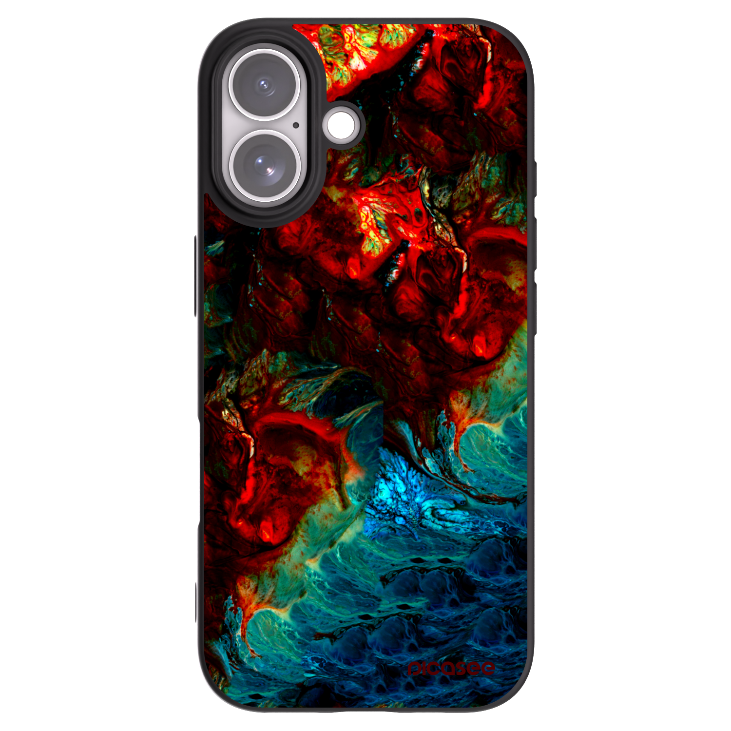 Picasee fekete szilikon tok az alábbi mobiltelefonokra Apple iPhone 17 - Universe