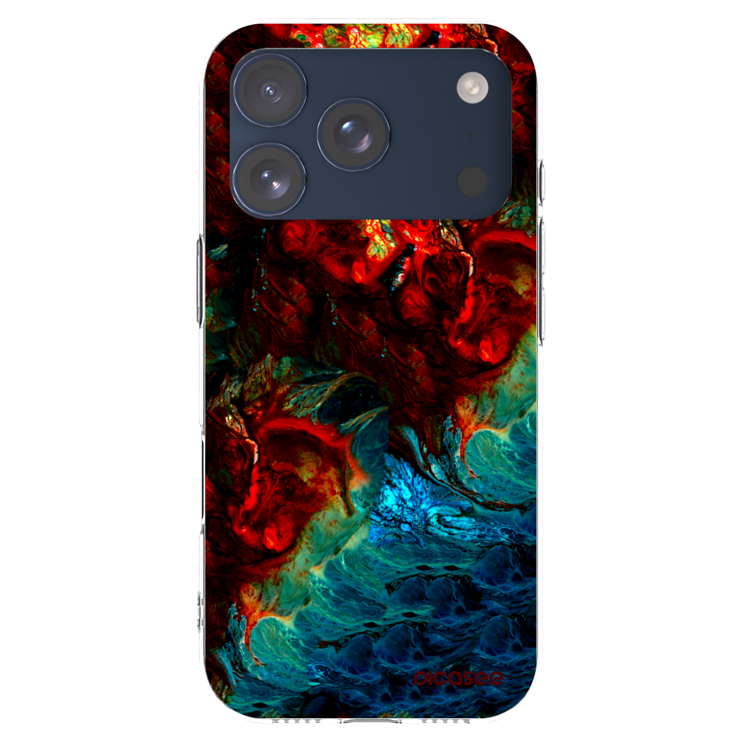 Picasee átlátszó szilikon tok az alábbi mobiltelefonokra Apple iPhone 17 Pro - Universe