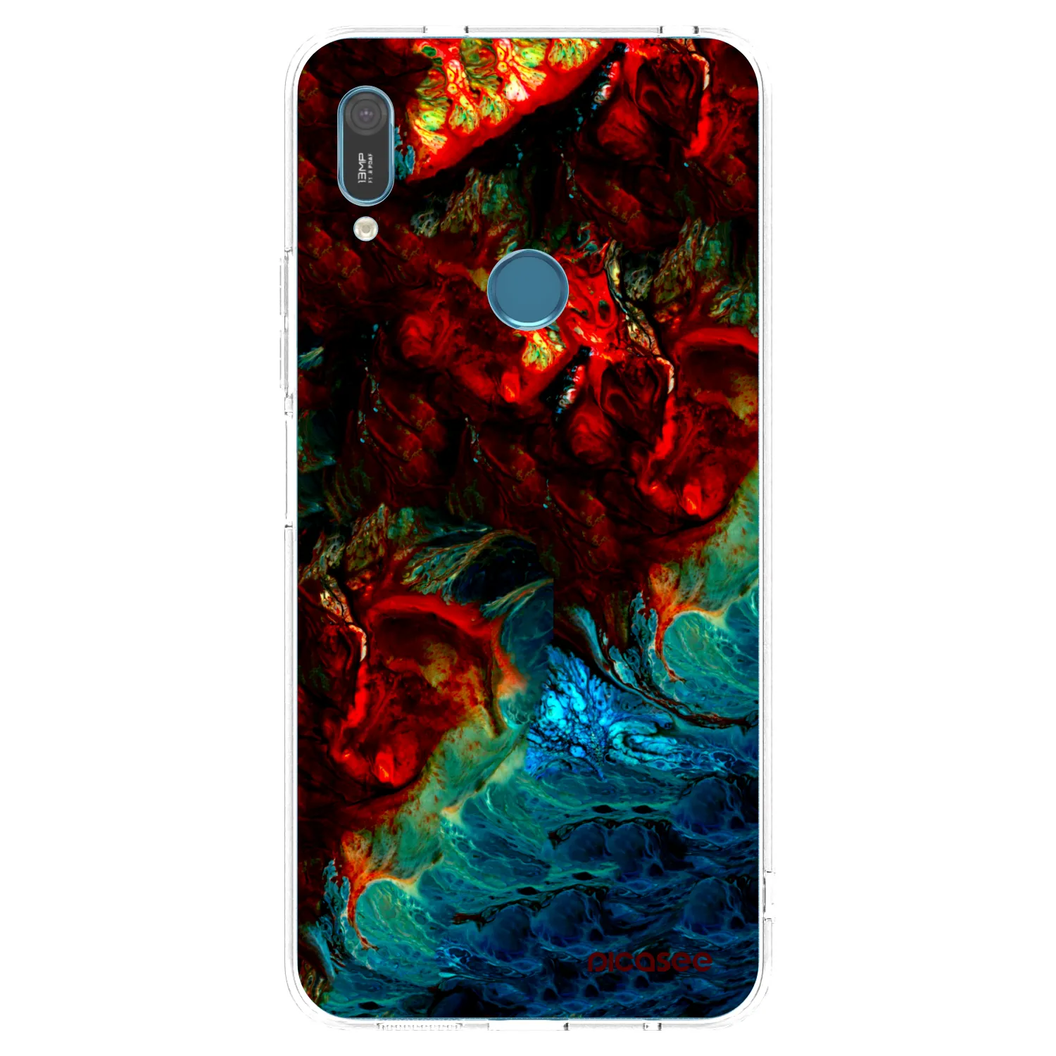 Picasee átlátszó szilikon tok az alábbi mobiltelefonokra Huawei Y6 2019 - Universe