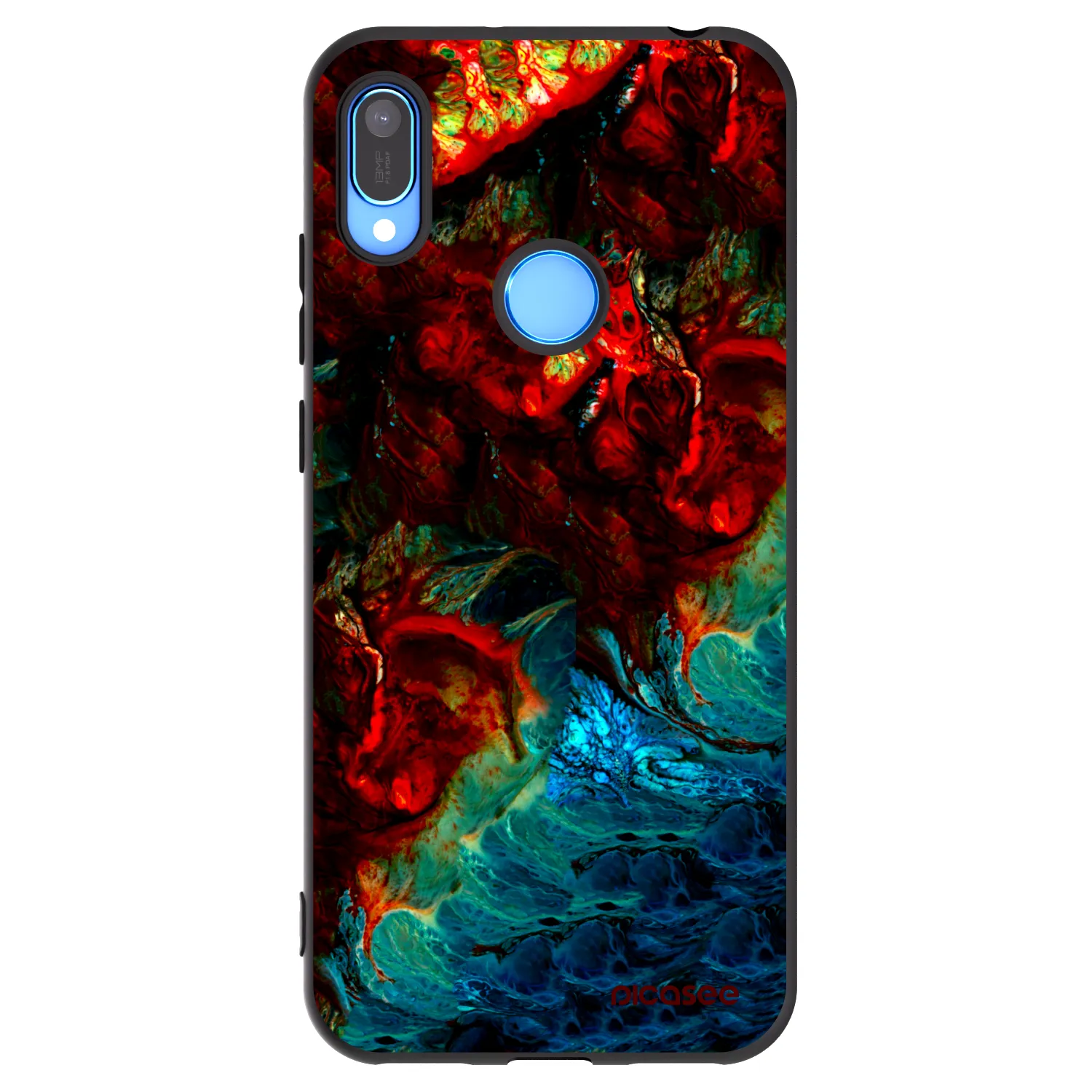 Picasee fekete szilikon tok az alábbi mobiltelefonokra Huawei Y6 2019 - Universe