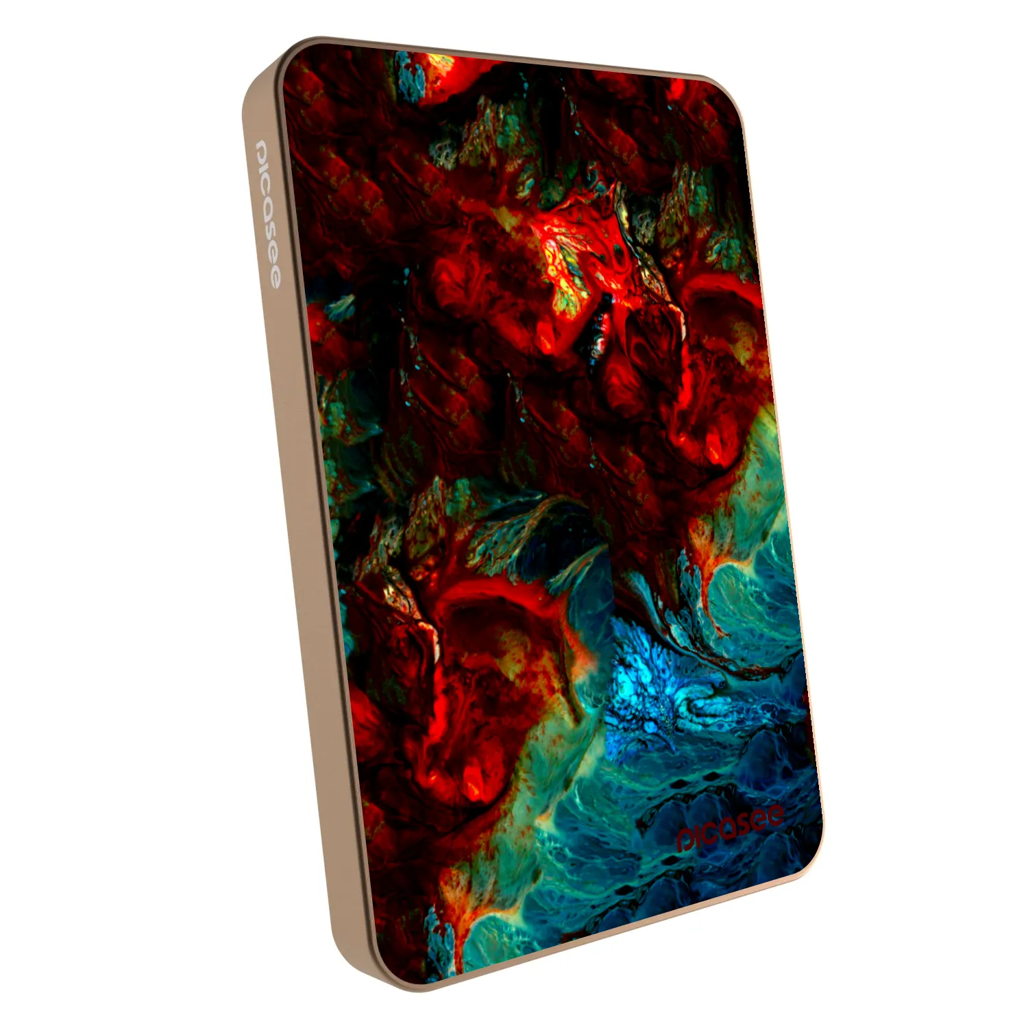 Picasee Powerbank MagSafe 5 000 mAh Aranysárga - Universe