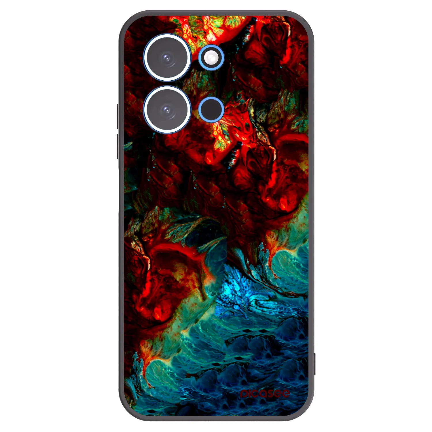 Picasee fekete szilikon tok az alábbi mobiltelefonokra Xiaomi Redmi 15C 4G - Universe