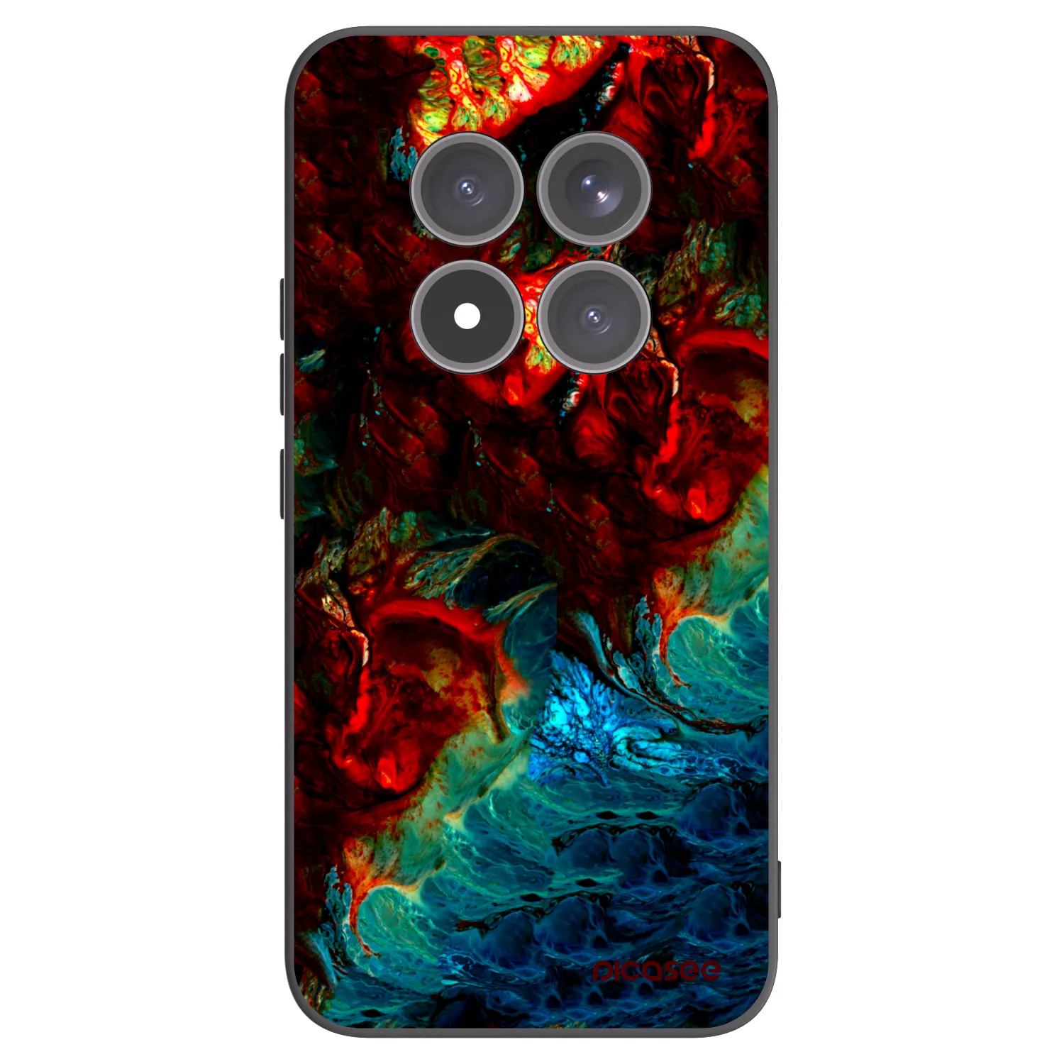 Picasee fekete szilikon tok az alábbi mobiltelefonokra Xiaomi Redmi Note 15 Pro+ - Universe