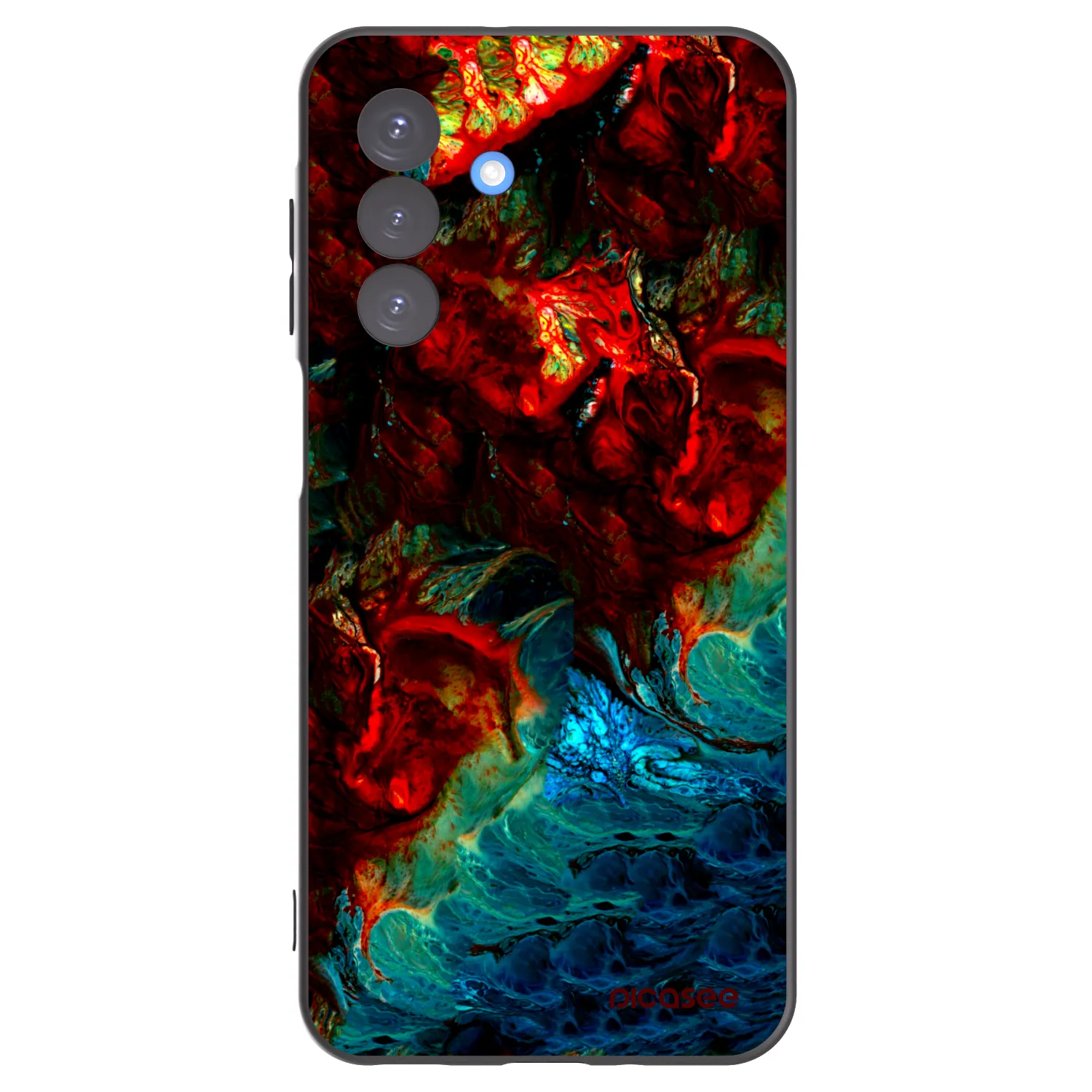 Picasee fekete szilikon tok az alábbi mobiltelefonokra Samsung Galaxy A17 5G - Universe