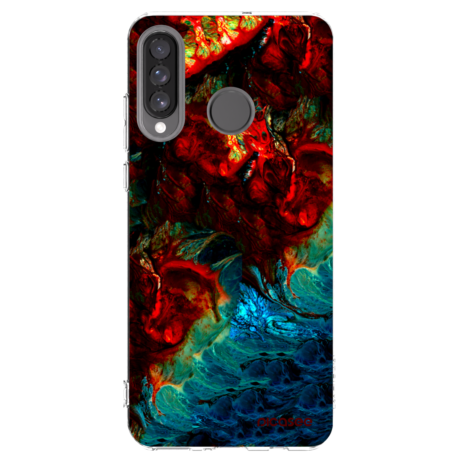 Picasee átlátszó szilikon tok az alábbi mobiltelefonokra Huawei P30 Lite - Universe