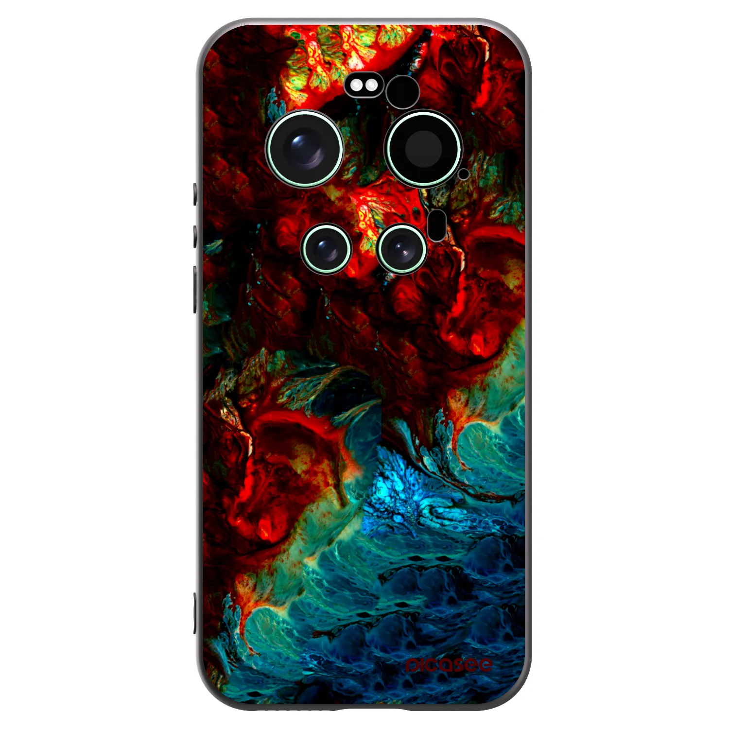 Picasee fekete szilikon tok az alábbi mobiltelefonokra Xiaomi 17 Ultra - Universe