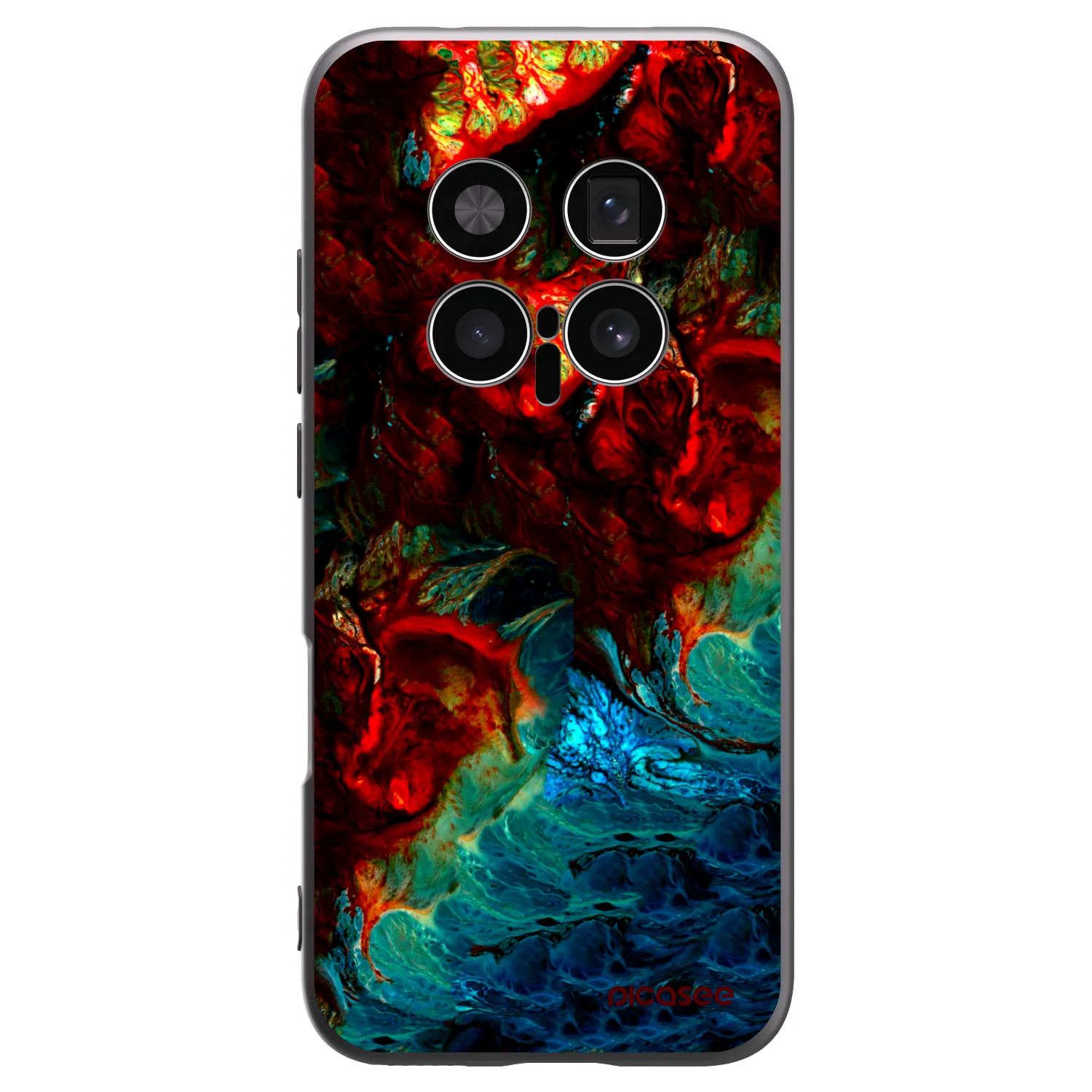 Picasee fekete szilikon tok az alábbi mobiltelefonokra Honor Magic8 Pro 5G - Universe