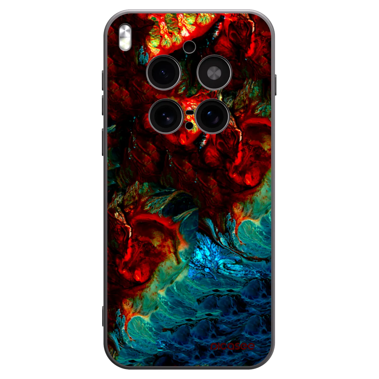 Picasee fekete szilikon tok az alábbi mobiltelefonokra Vivo X300 Pro - Universe