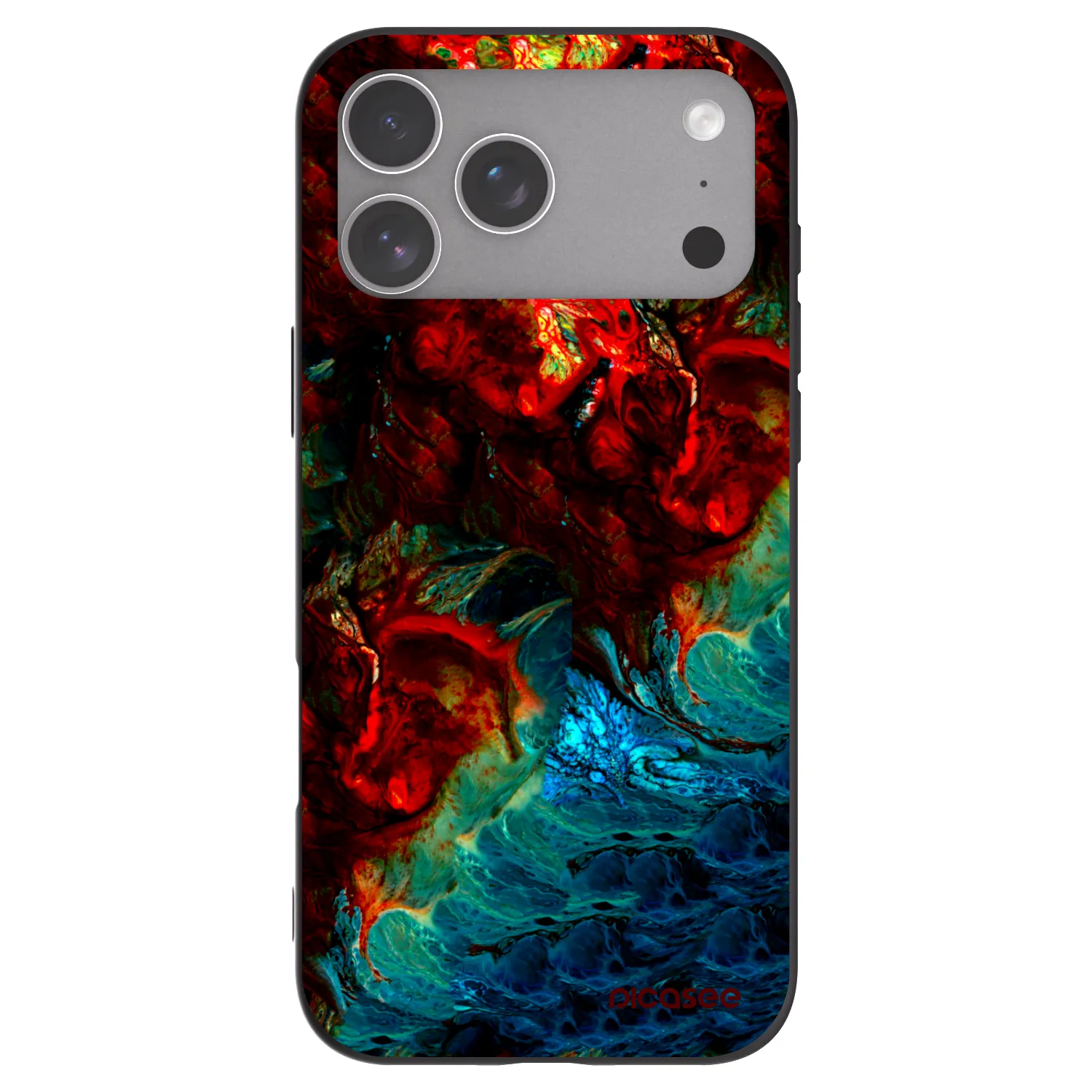 Picasee fekete szilikon tok az alábbi mobiltelefonokra Apple iPhone 18 Pro Max - Universe