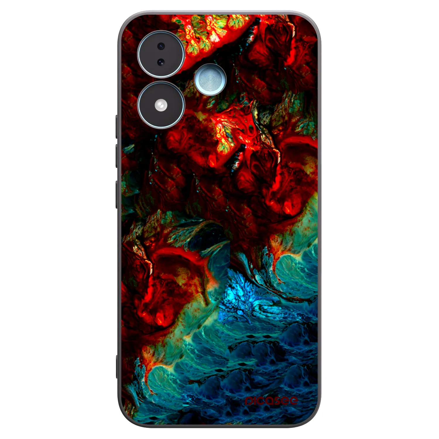 Picasee fekete szilikon tok az alábbi mobiltelefonokra Xiaomi Redmi Note 17 5G - Universe