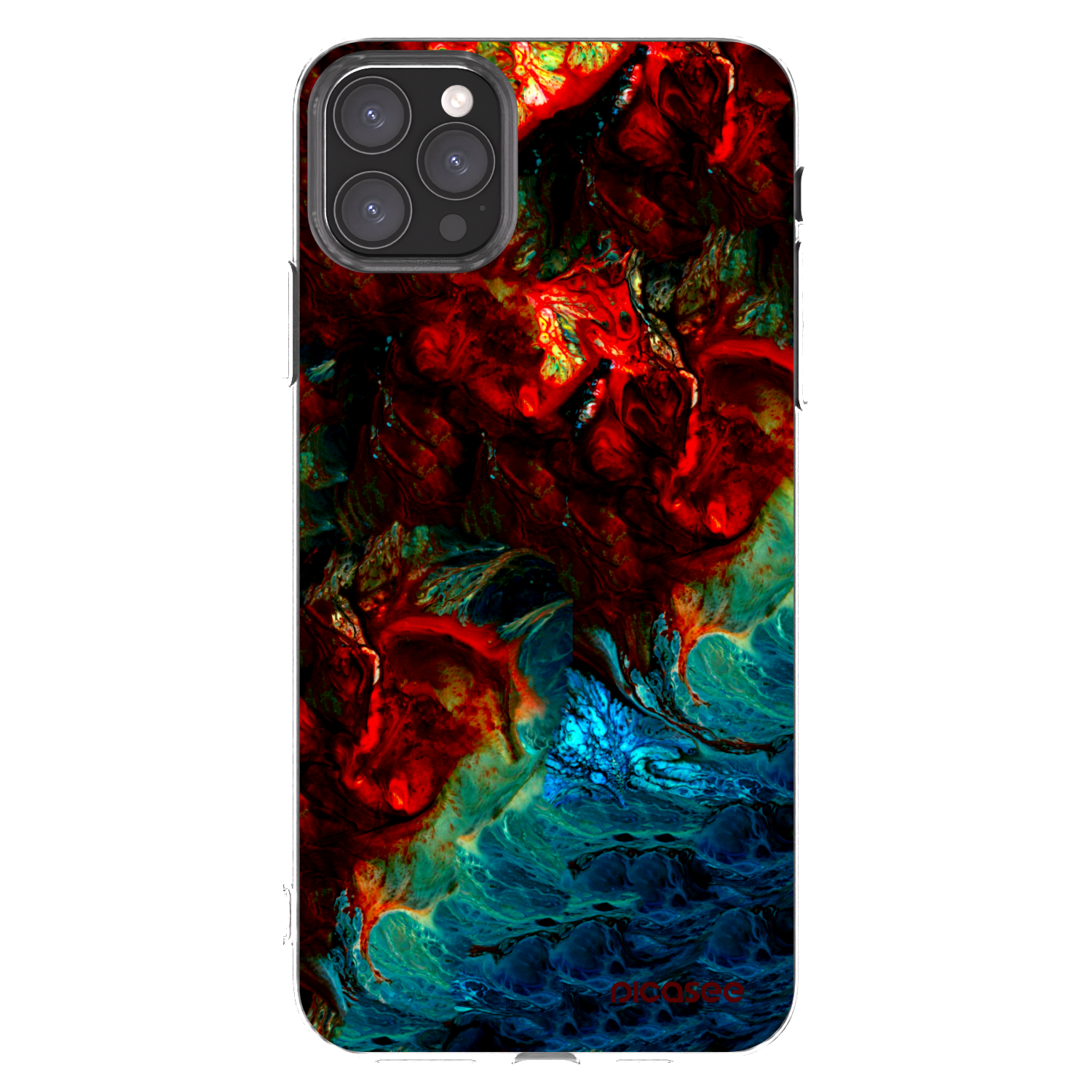 Picasee átlátszó szilikon tok az alábbi mobiltelefonokra Apple iPhone 11 Pro Max - Universe