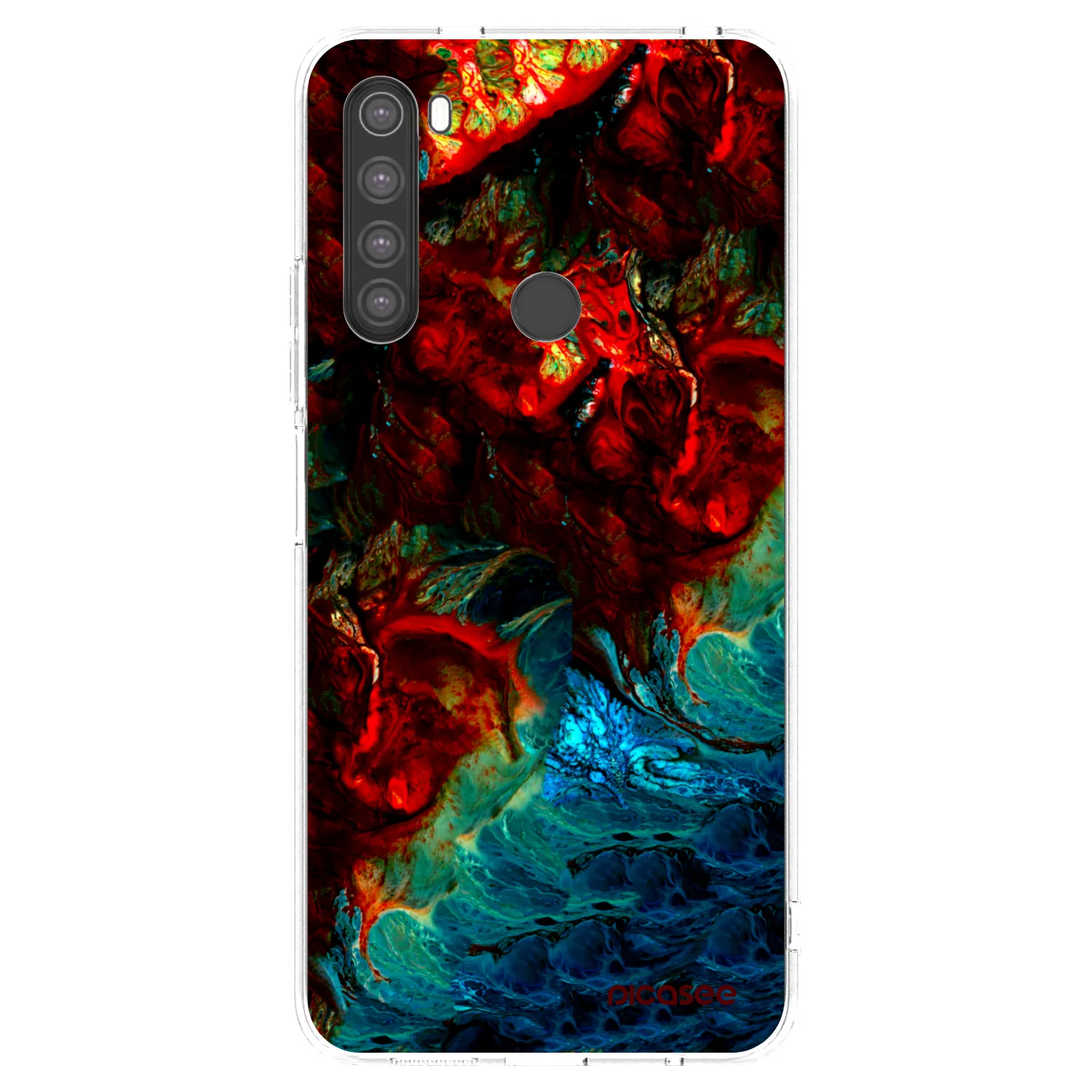 Picasee átlátszó szilikon tok az alábbi mobiltelefonokra Xiaomi Redmi Note 8 - Universe