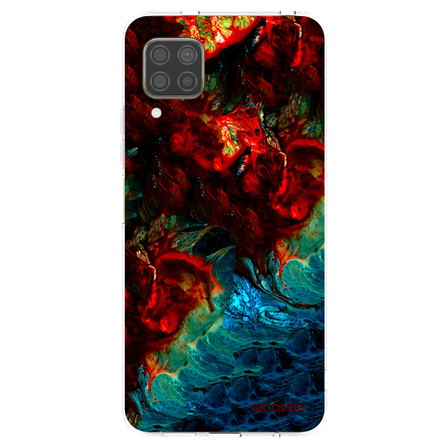 Picasee átlátszó szilikon tok az alábbi mobiltelefonokra Huawei P40 Lite - Universe