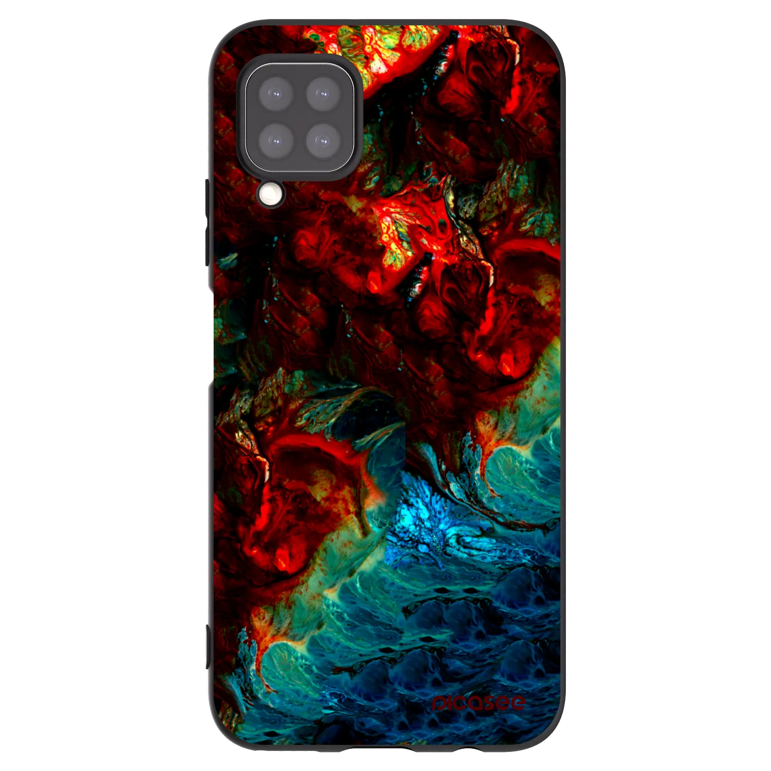 Picasee fekete szilikon tok az alábbi mobiltelefonokra Huawei P40 Lite - Universe