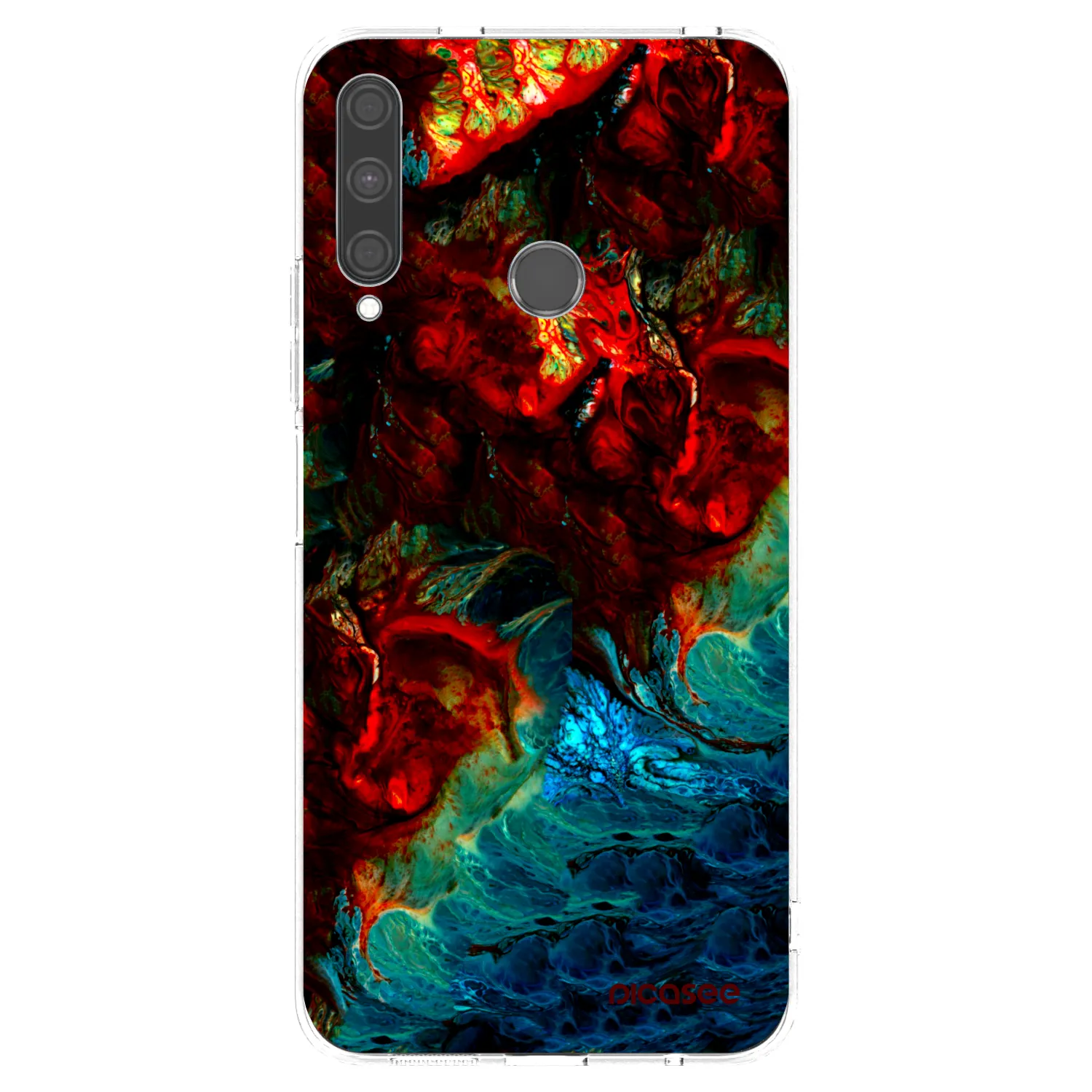 Picasee átlátszó szilikon tok az alábbi mobiltelefonokra Huawei P40 Lite E - Universe