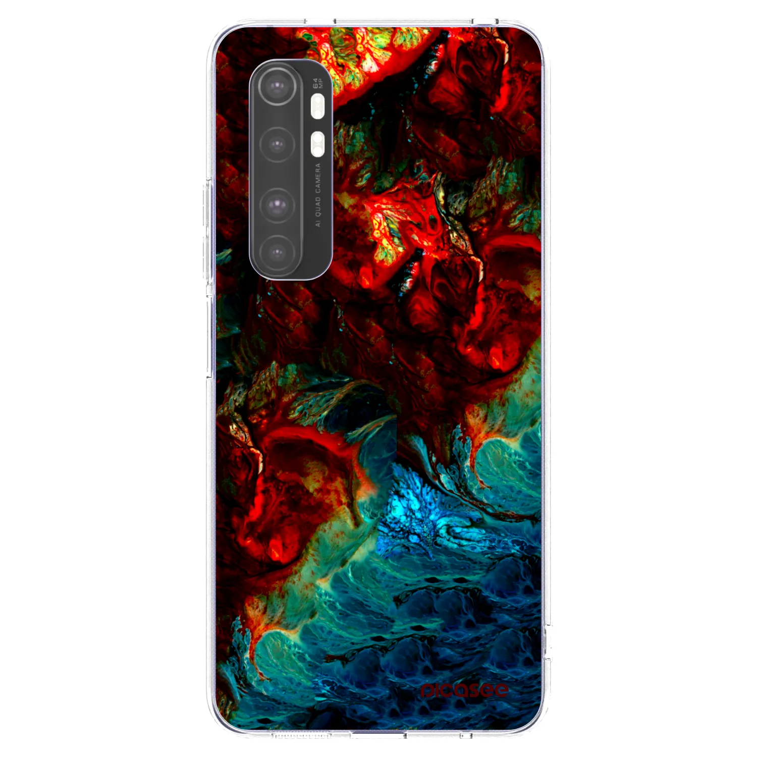 Picasee átlátszó szilikon tok az alábbi mobiltelefonokra Xiaomi Mi Note 10 Lite - Universe