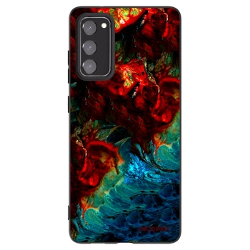 Picasee fekete szilikon tok az alábbi mobiltelefonokra Samsung Galaxy S20 FE - Universe