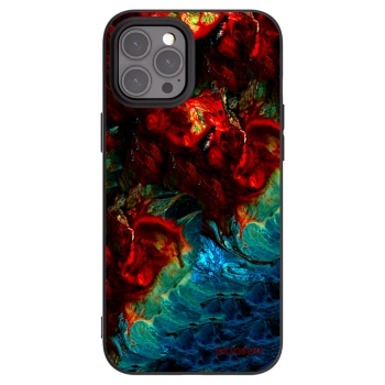 Picasee fekete szilikon tok az alábbi mobiltelefonokra Apple iPhone 12 Pro Max - Universe