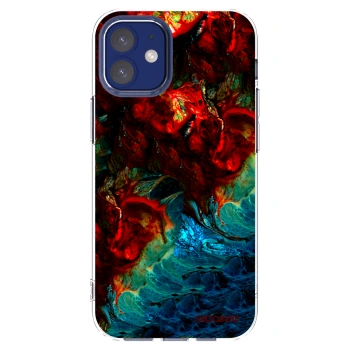 Picasee átlátszó szilikon tok az alábbi mobiltelefonokra Apple iPhone 12 mini - Universe