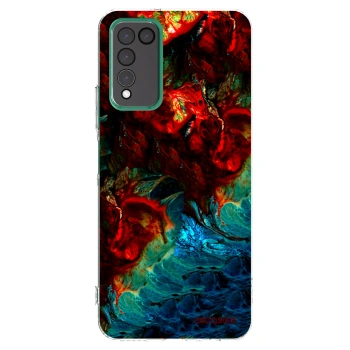 Picasee átlátszó szilikon tok az alábbi mobiltelefonokra Honor 10X Lite - Universe