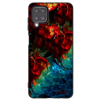 Picasee fekete szilikon tok az alábbi mobiltelefonokra Samsung Galaxy A12 A125F - Universe