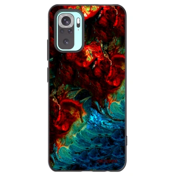 Picasee fekete szilikon tok az alábbi mobiltelefonokra Xiaomi Redmi Note 10 Pro - Universe