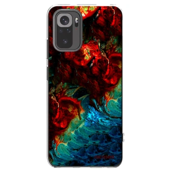 Picasee átlátszó szilikon tok az alábbi mobiltelefonokra Xiaomi Redmi Note 10S - Universe