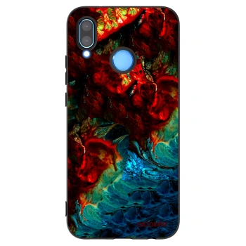 Picasee fekete szilikon tok az alábbi mobiltelefonokra Huawei P20 Lite - Universe