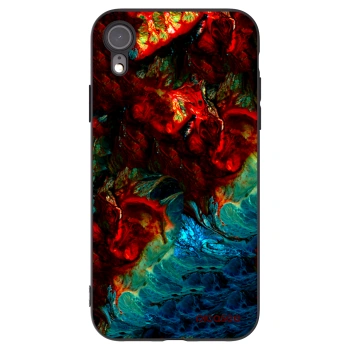 Picasee fekete szilikon tok az alábbi mobiltelefonokra Apple iPhone XR - Universe