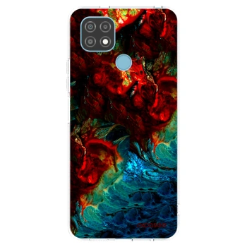 Picasee átlátszó szilikon tok az alábbi mobiltelefonokra Realme C21 - Universe